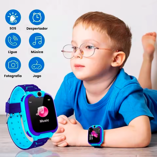 Relógio Smart Kids com GPS