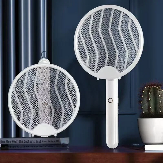 Raquete mata mosquitos 2 em 1