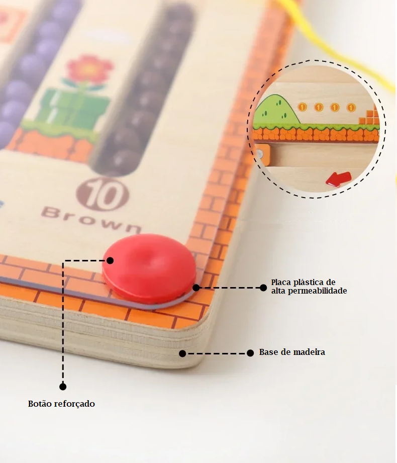 Labirinto Montessori Colorido