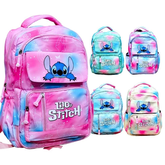 Mochila Stitch Escolar Feminina – Nylon Durável