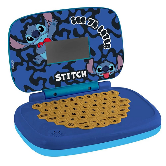 Laptop Mágico do Stitch – Bilíngue e Educativo