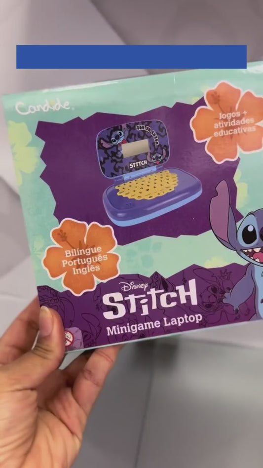 Laptop Mágico do Stitch – Bilíngue e Educativo